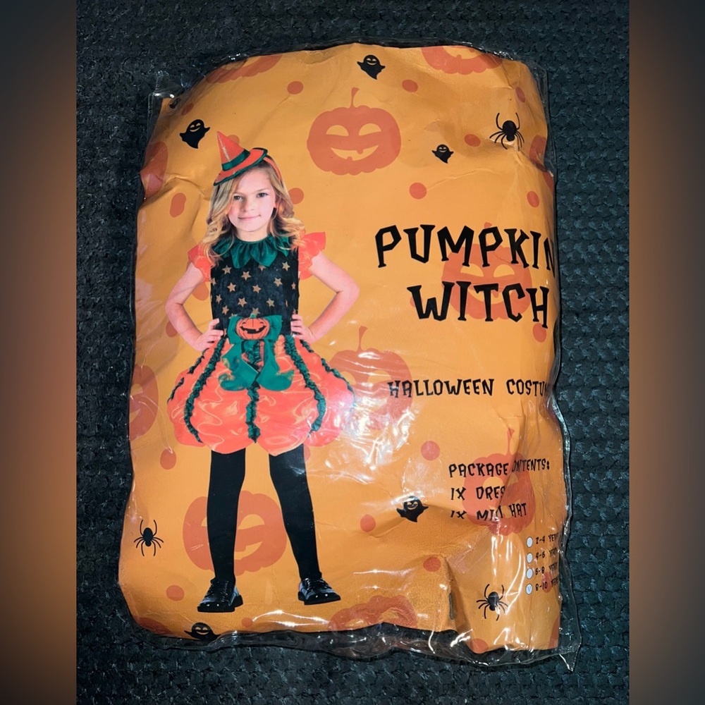 Pumpkin witch costume